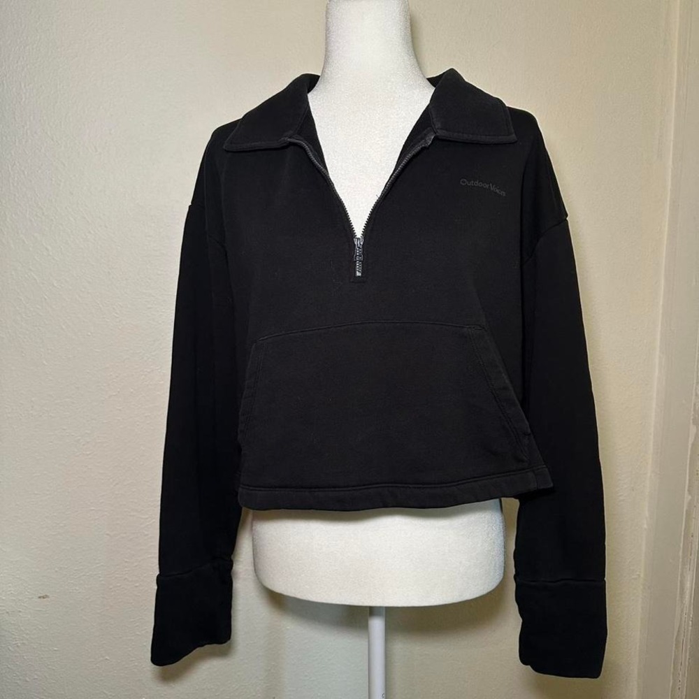 Outdoor Voices Cropped Quarter-Zip (XL)